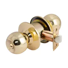 POLI - Cerradura Cilíndrica pomo Sfera 11304 Baño/Dormitorio Bronce