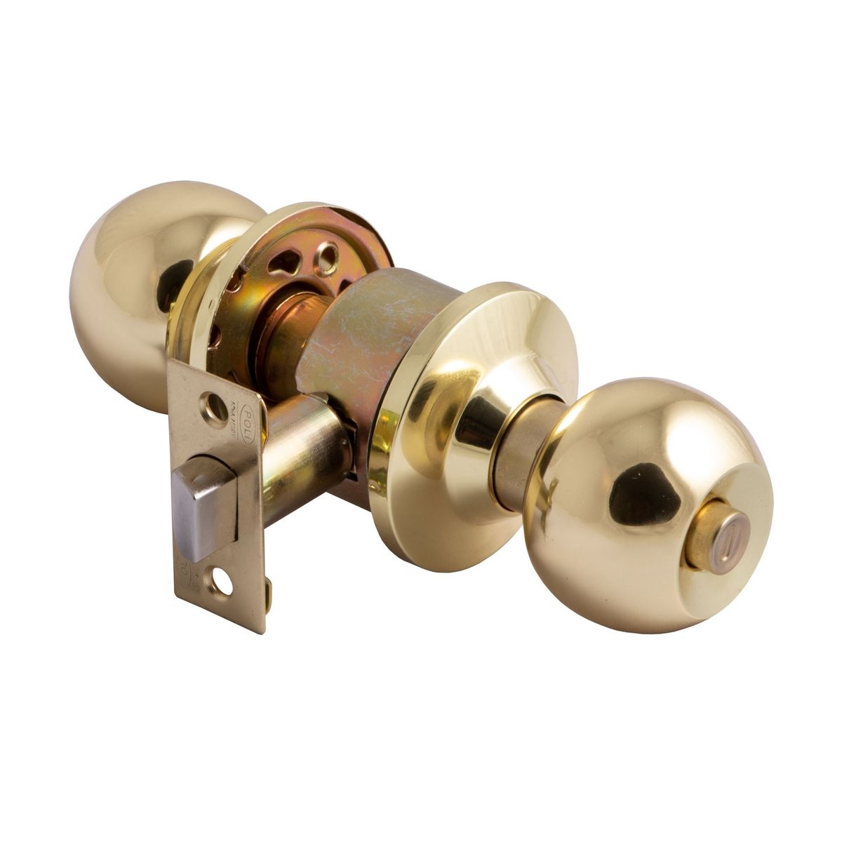 POLI - Cerradura Cilíndrica pomo Sfera 11304 Baño/Dormitorio Bronce