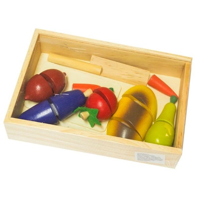 MIA JUGUETERIA - CORTA FRUTA MADERA MÍA JUGUETERÍA