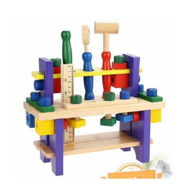 MIA JUGUETERIA - BANCO HERRAMIENTAS MADERA MÍA JUGUETERÍA