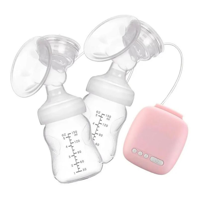 DETODOYMAS - Extractor De Leche Electrico Doble Bomba Sacaleche Usb - Turquesa