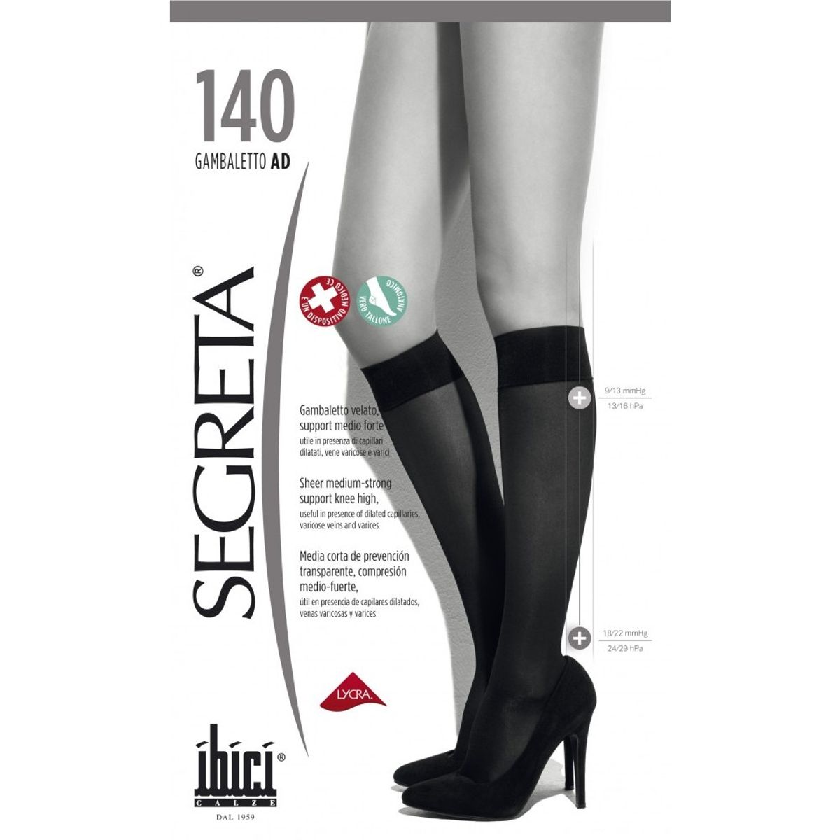 IBICI - GAMBALETTO 140 SEGRETA TALLA 2 MARRON CLARO