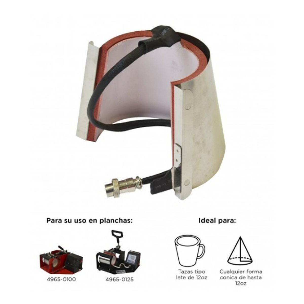 DE TODO Y MAS - Resistencias para Mug Press conector macho 12oz