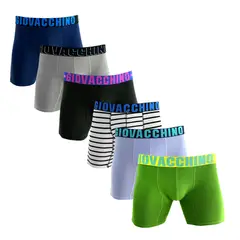 GIOVACCHINO - Pack de 6 Boxer Largo Algodón Hombre.