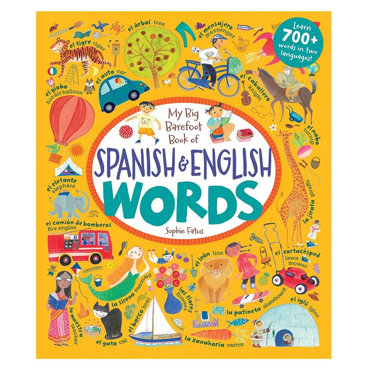 BAREFOOT BOOKS - My Big Barefoot Book of Spanish  English Words