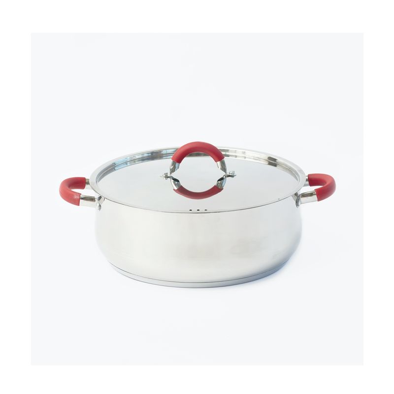 BOLTON - Olla arrocera de acero inoxidable 5 litros.