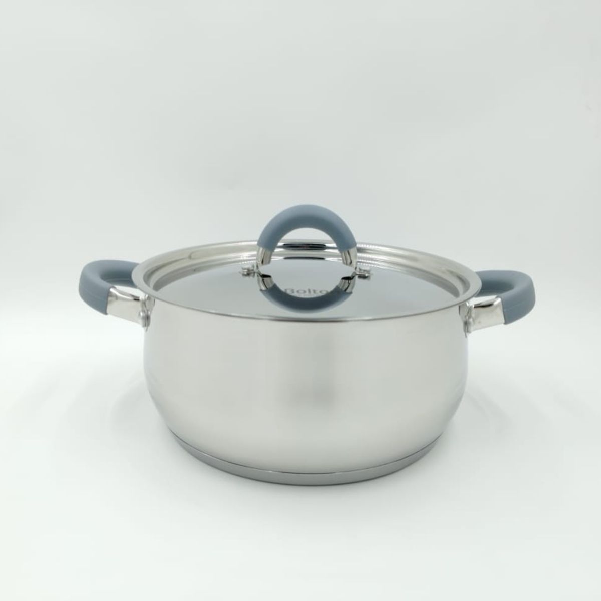 BOLTON - Olla arrocera de acero inoxidable 7.5 litros