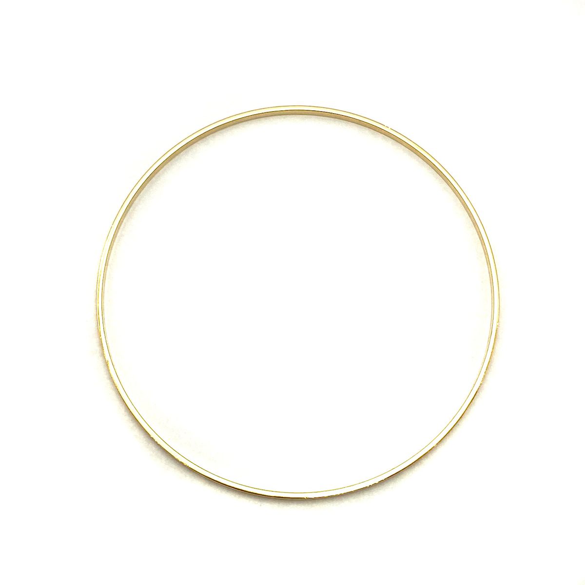 COGGIOLA - Pulsera Esclava Fina Satinada Enchapada Oro 18K