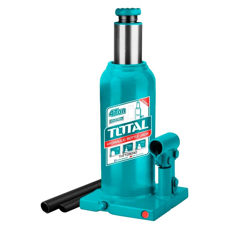 TOTAL TOOLS - Gata Hidraulica Tipo Botella 4 Toneladas