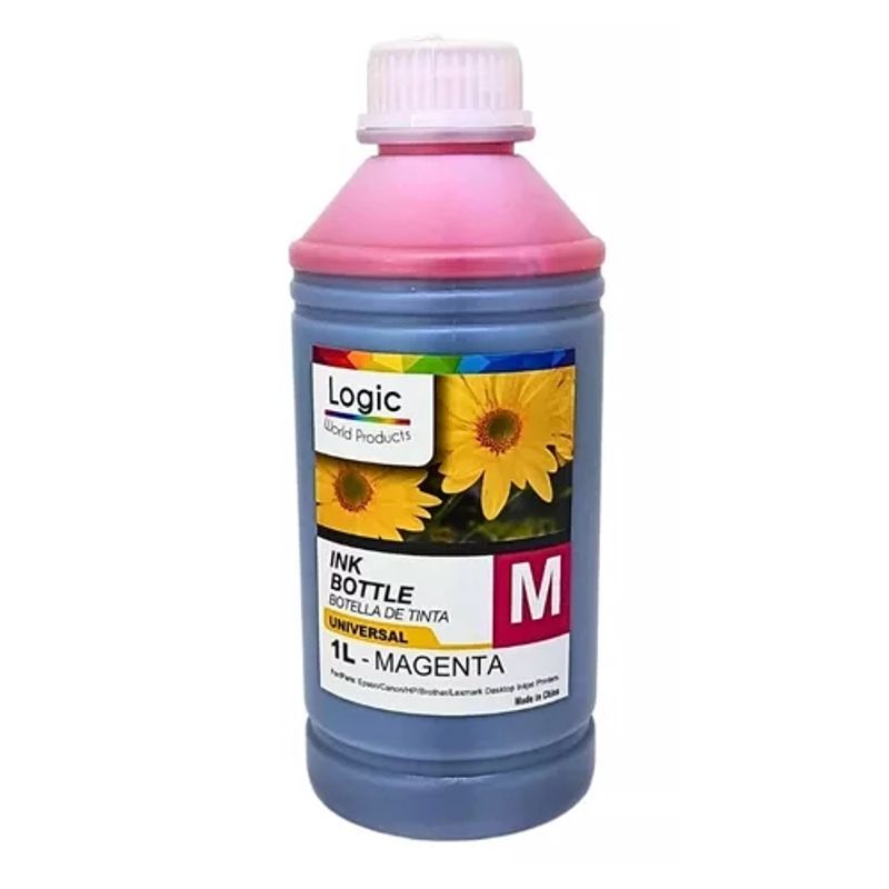 GENERICO - Botella de tinta universal 1 Litro Magenta
