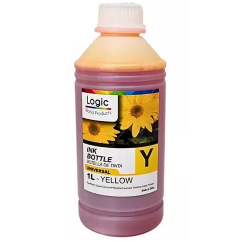 GENERICO - Botella de tinta universal 1 Litro Yellow