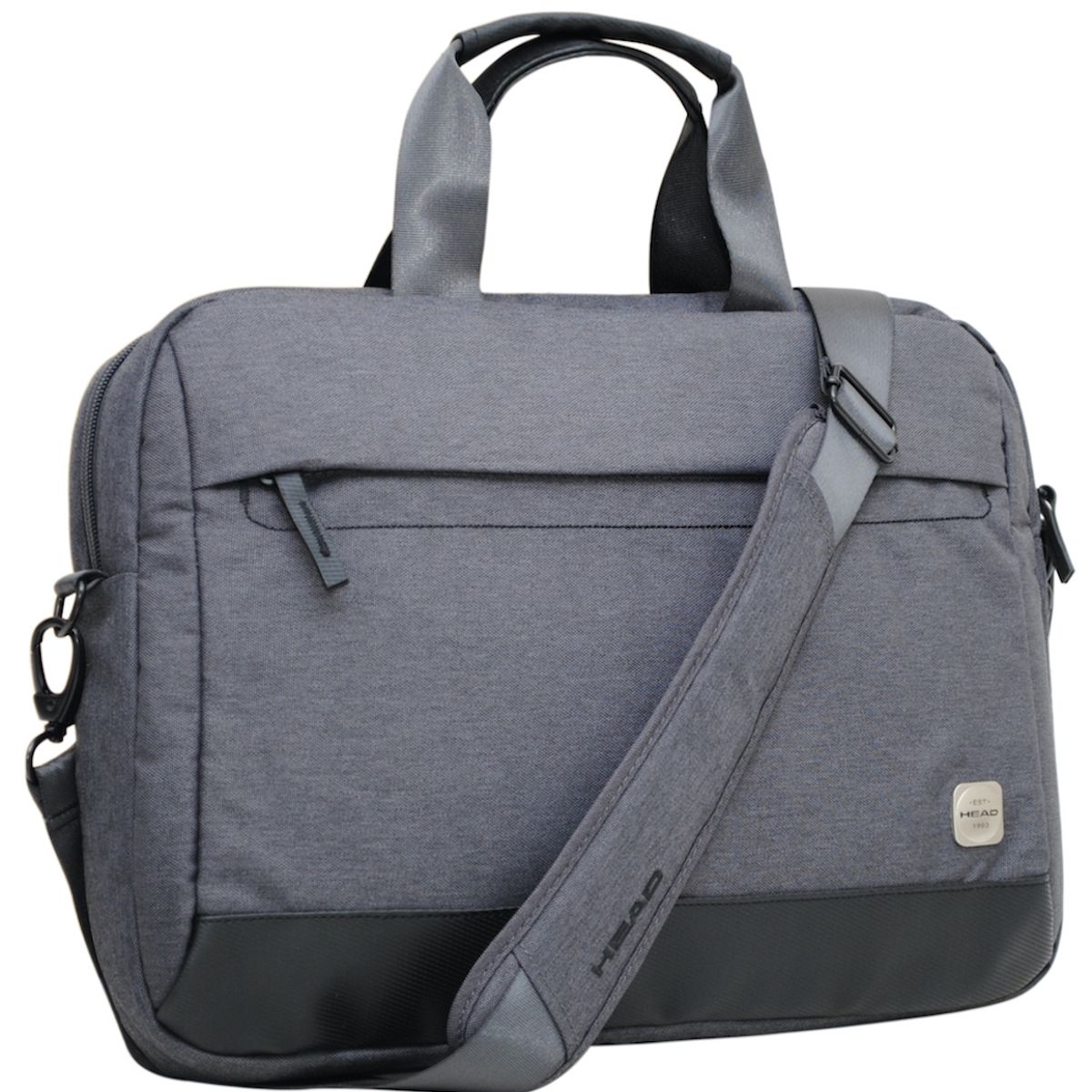 HEAD - Maletín Officer L Melange Portalaptop Gris Head