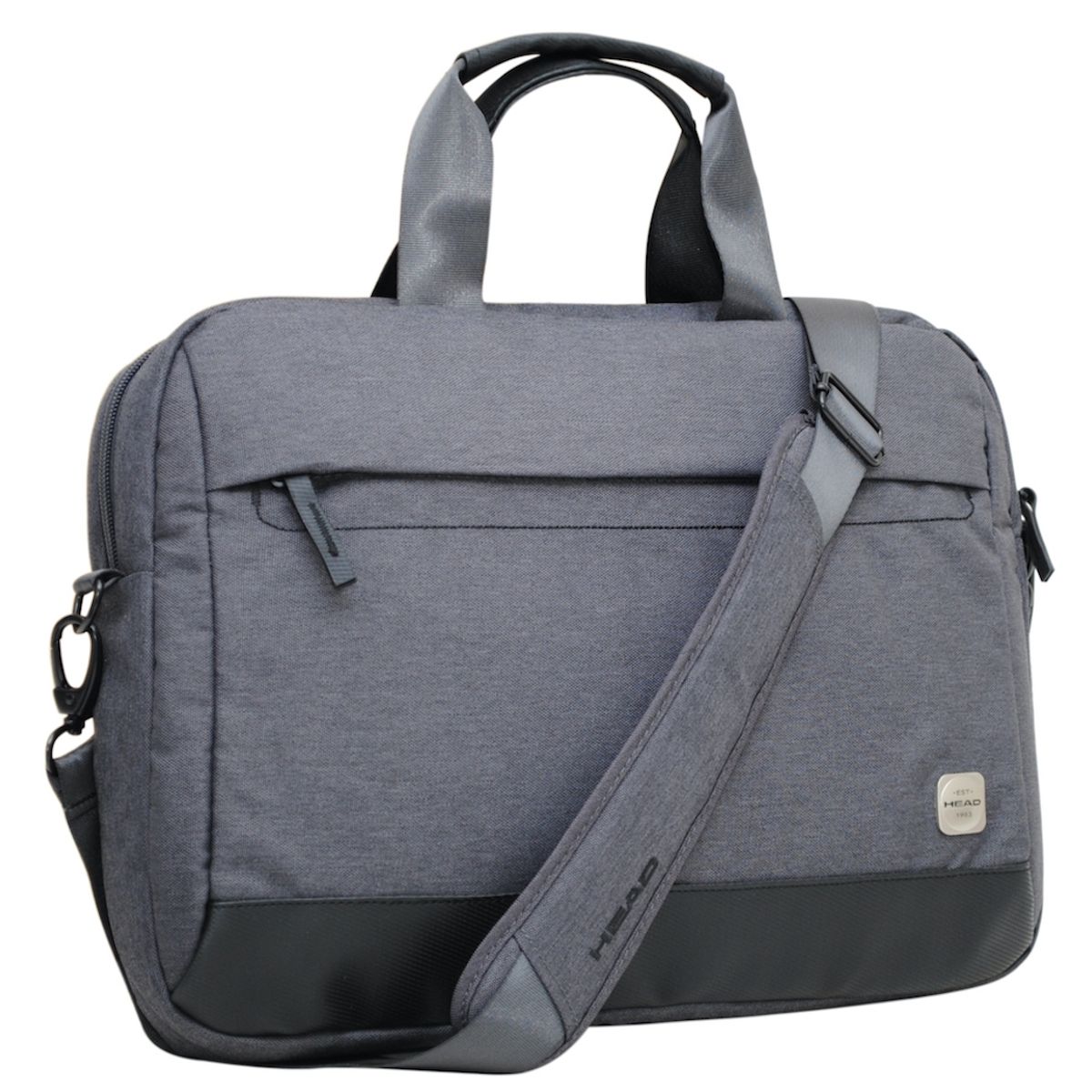 HEAD - Maletín Officer L Melange Portalaptop Gris Head