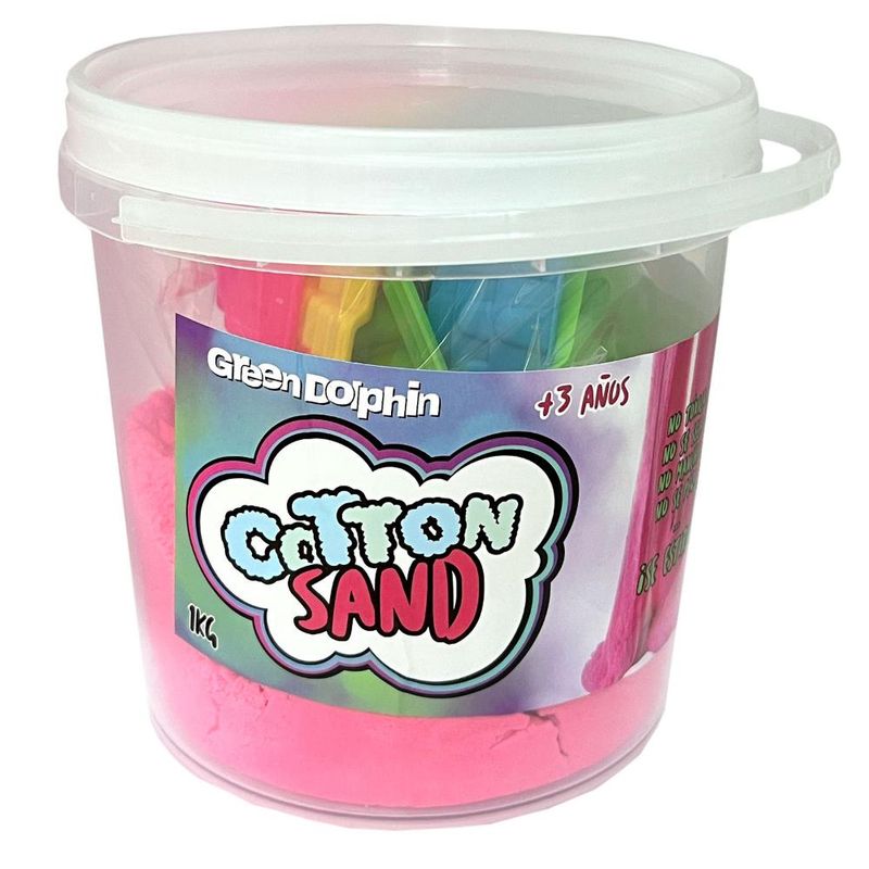 GREEN DOLPHIN - Arena Mágica Cotton Sand Rosado 1 kg Green Dolphin