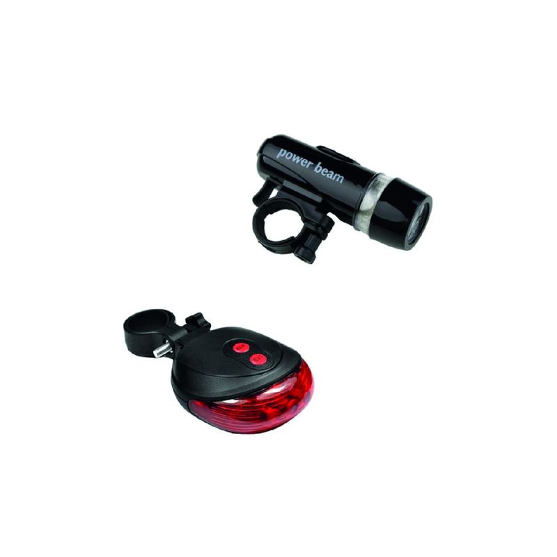 REMEX - Luces Linterna Bicicleta Led Pack 2 Delantera Trasera REMEX