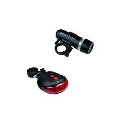 REMEX - Luces Linterna Bicicleta Led Pack 2 Delantera Trasera