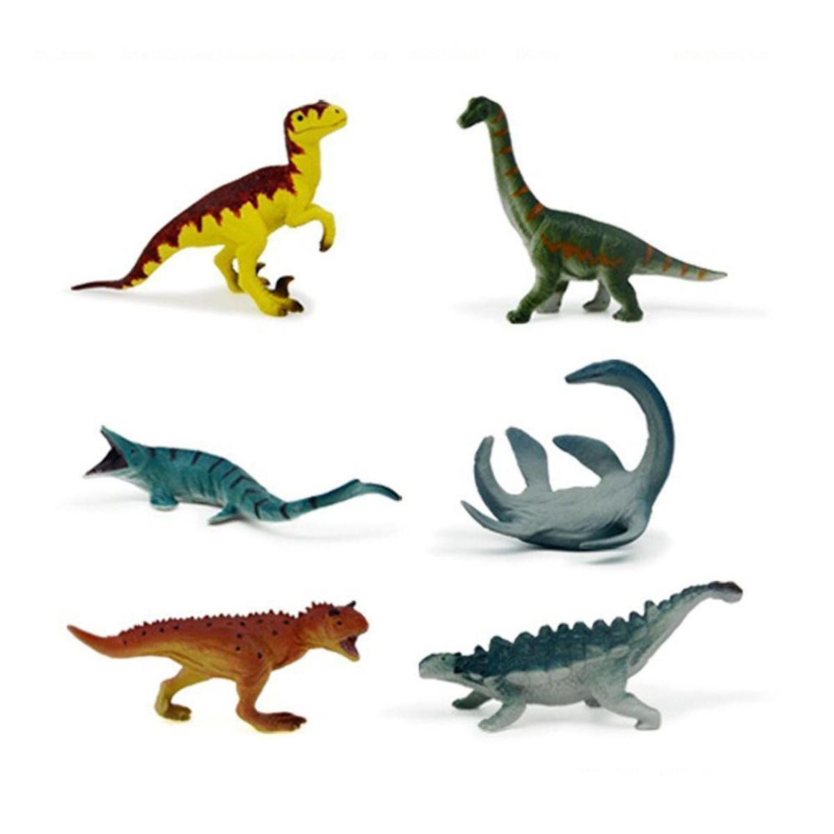 RECUR - Set Figuras de Animales Prehistóricos 6 Piezas Set B Recur