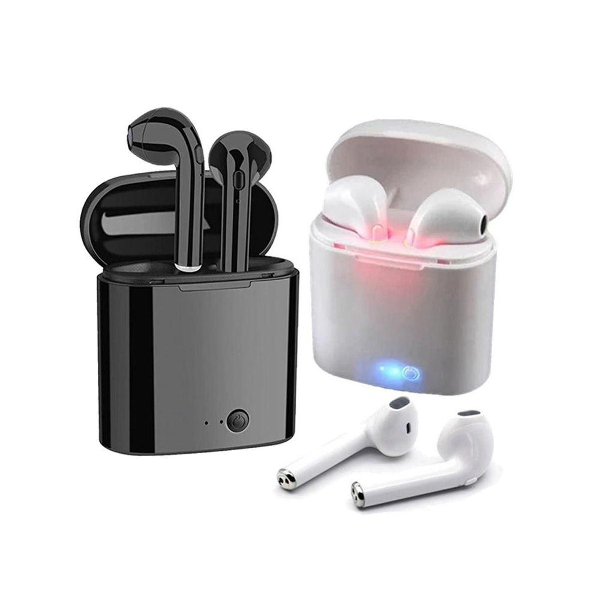 DETODOYMAS - Audífonos inalámbricos Bluetooth Manos Libres Colores Tws - Blanco