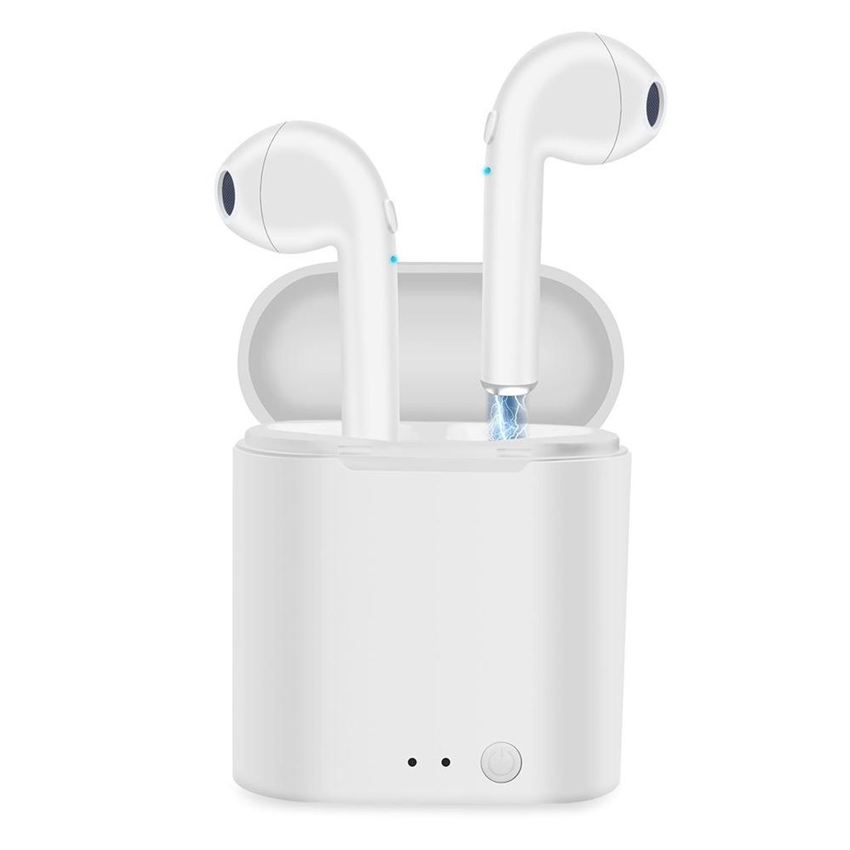 DETODOYMAS - Audífonos inalámbricos Bluetooth Manos Libres Colores Tws - Blanco