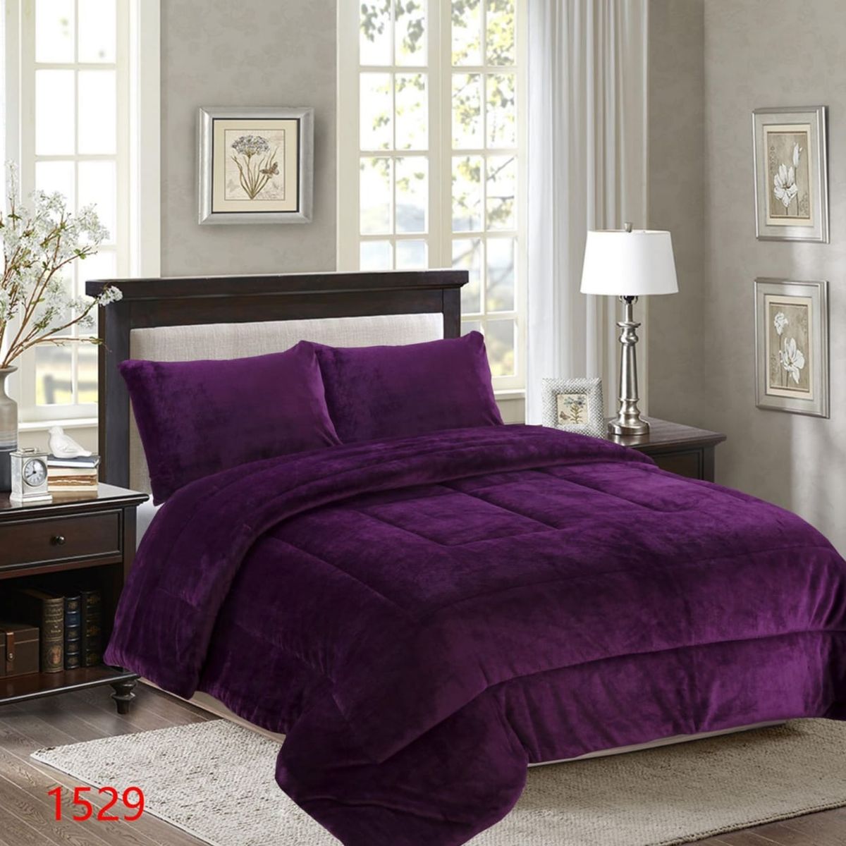 GENERICO - Cobertor Chiporro Cama King - Morado