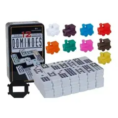 GENERICO - Juego Dominó Chancho 91 Piezas mas tren mexicano.