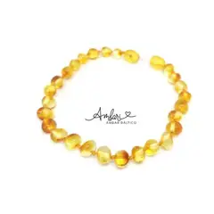 AMBARI - Pulsera bebe ámbar miel