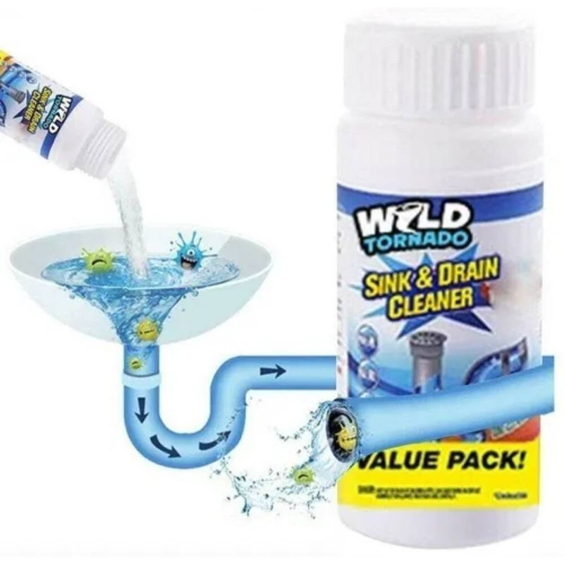 UNIVERSAL - POTENTE LIMPIADOR PARA DESAGÜES BAÑO Y COCINA
