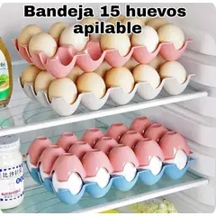 UNIVERSAL - BANDEJA 15 HUEVOS APILABLE