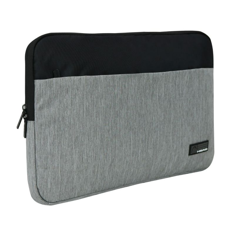 HEAD - Funda Laptop Zip 14" Melange Gris Negro Head