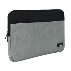HEAD - Funda Laptop Zip 14" Melange Gris Negro