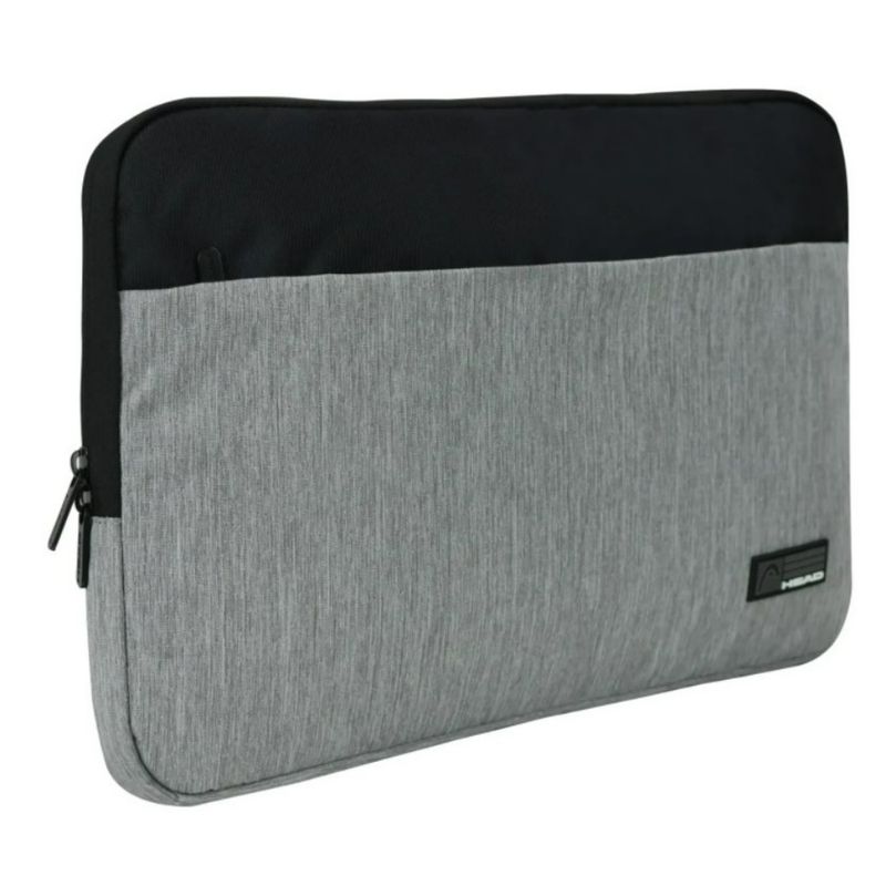 HEAD - Funda Laptop Zip 15" Melange Gris Negro Head