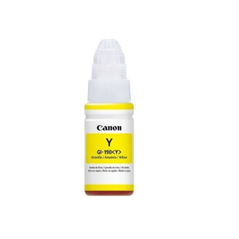 CANON - Botella de tinta Canon GI-190Y Yellow