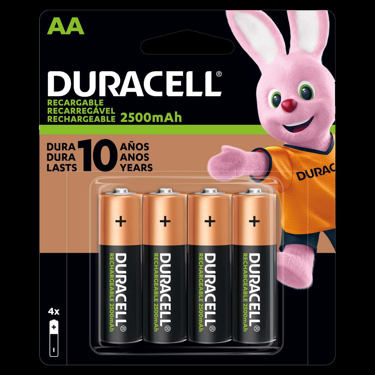 DURACELL - Pack 12 Pilas Recargables Duracell Tamaño Aa/Superstore