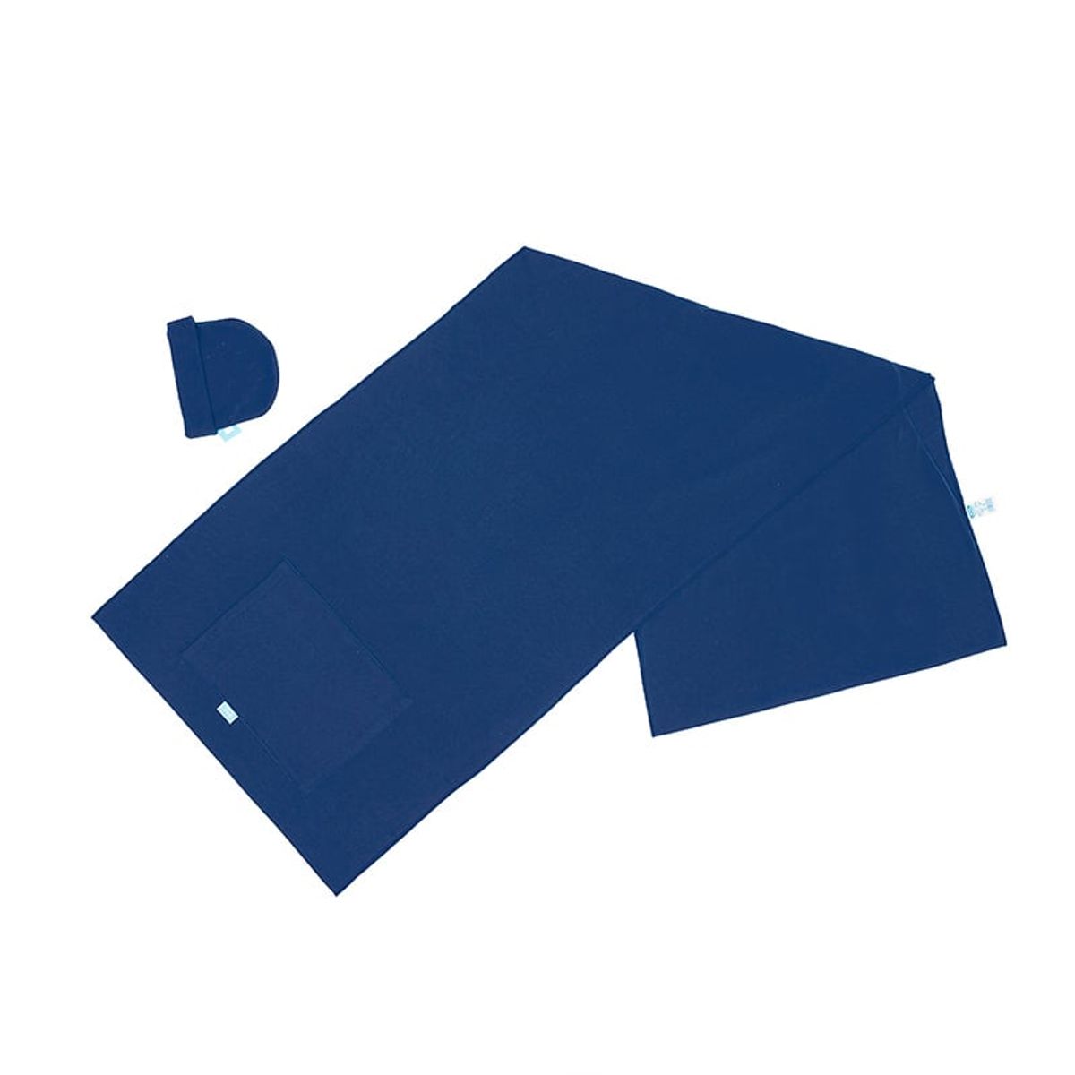 BABY MINK - Fular Unisex Baby Wrap Azul Talla única