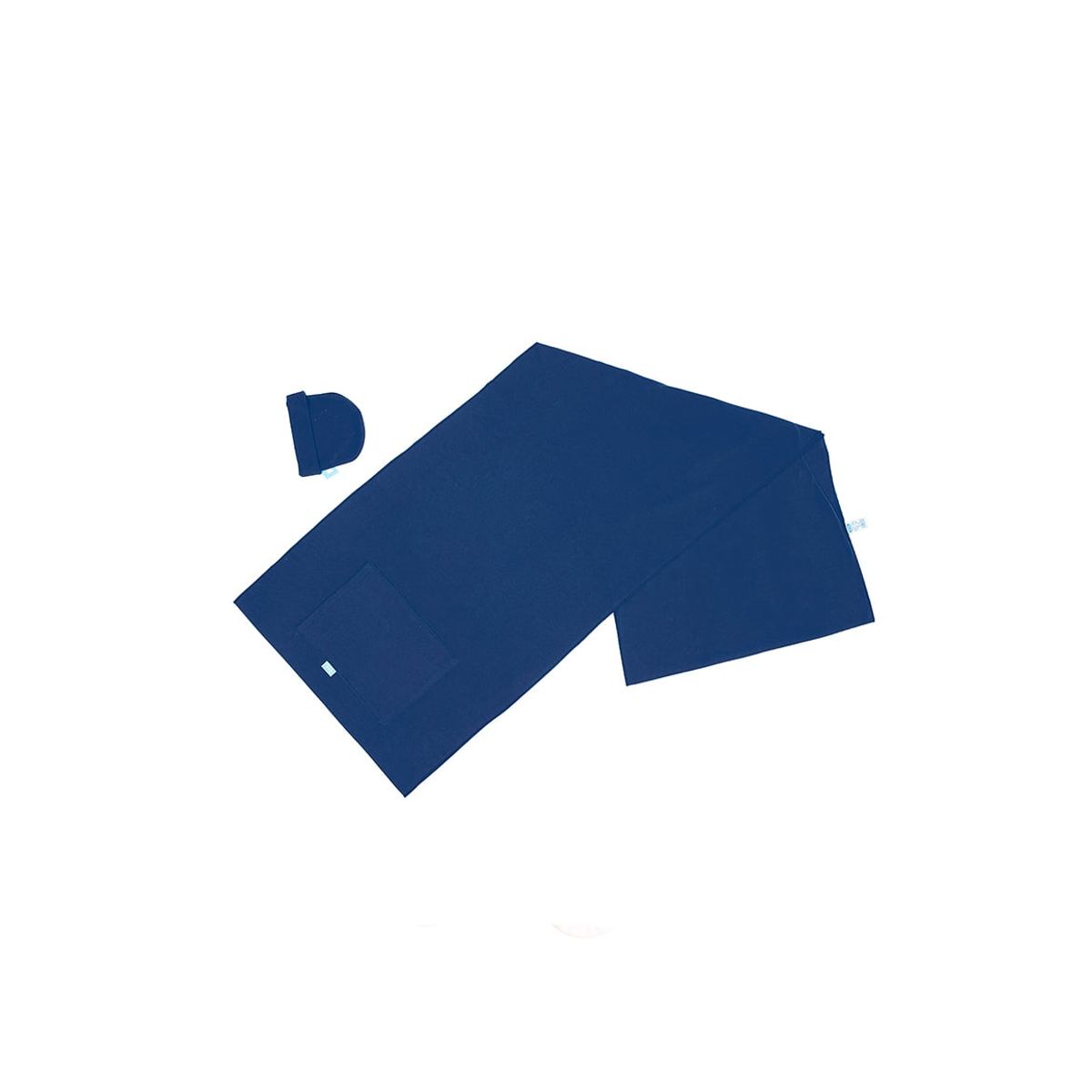 BABY MINK - Fular Unisex Baby Wrap Azul Talla única