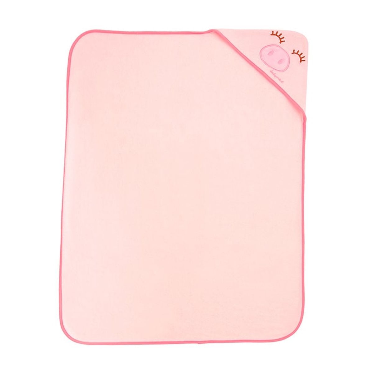 BABY MINK - Toalla con capucha con bordado hooded