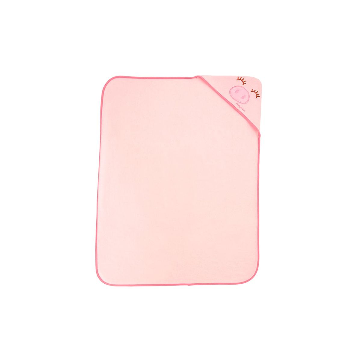BABY MINK - Toalla con capucha con bordado hooded