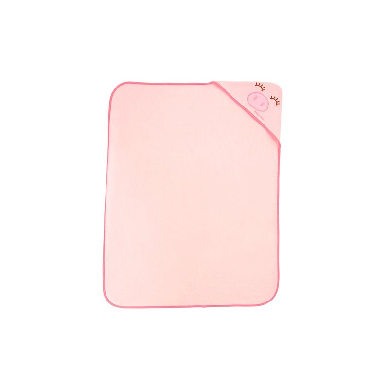 BABY MINK - Toalla con capucha con bordado hooded