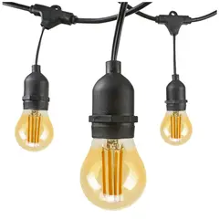 WANT - Guirnalda 10 Metros Con Ampolletas Filamento 4w E27 A60