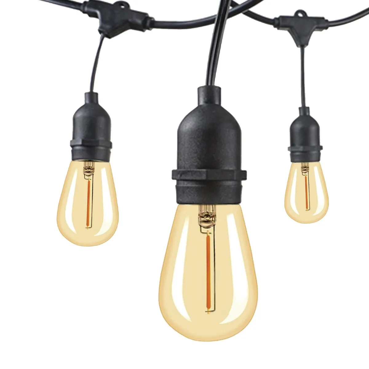 WANT - Guirnalda 10 Metros Con Ampolletas Filamento 1w E27