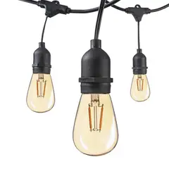 WANT - Guirnalda 10 Metros Con Ampolletas Filamento 2w E27