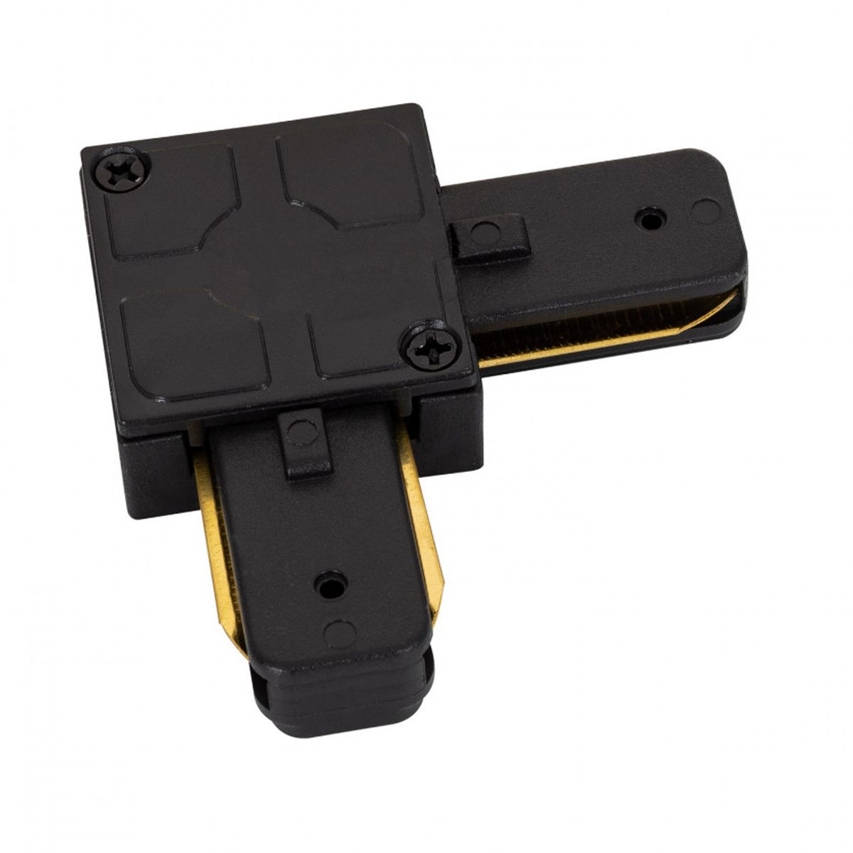 HB LEDS - Conector Para Carril Monofásico De Iluminación LED L - Negro