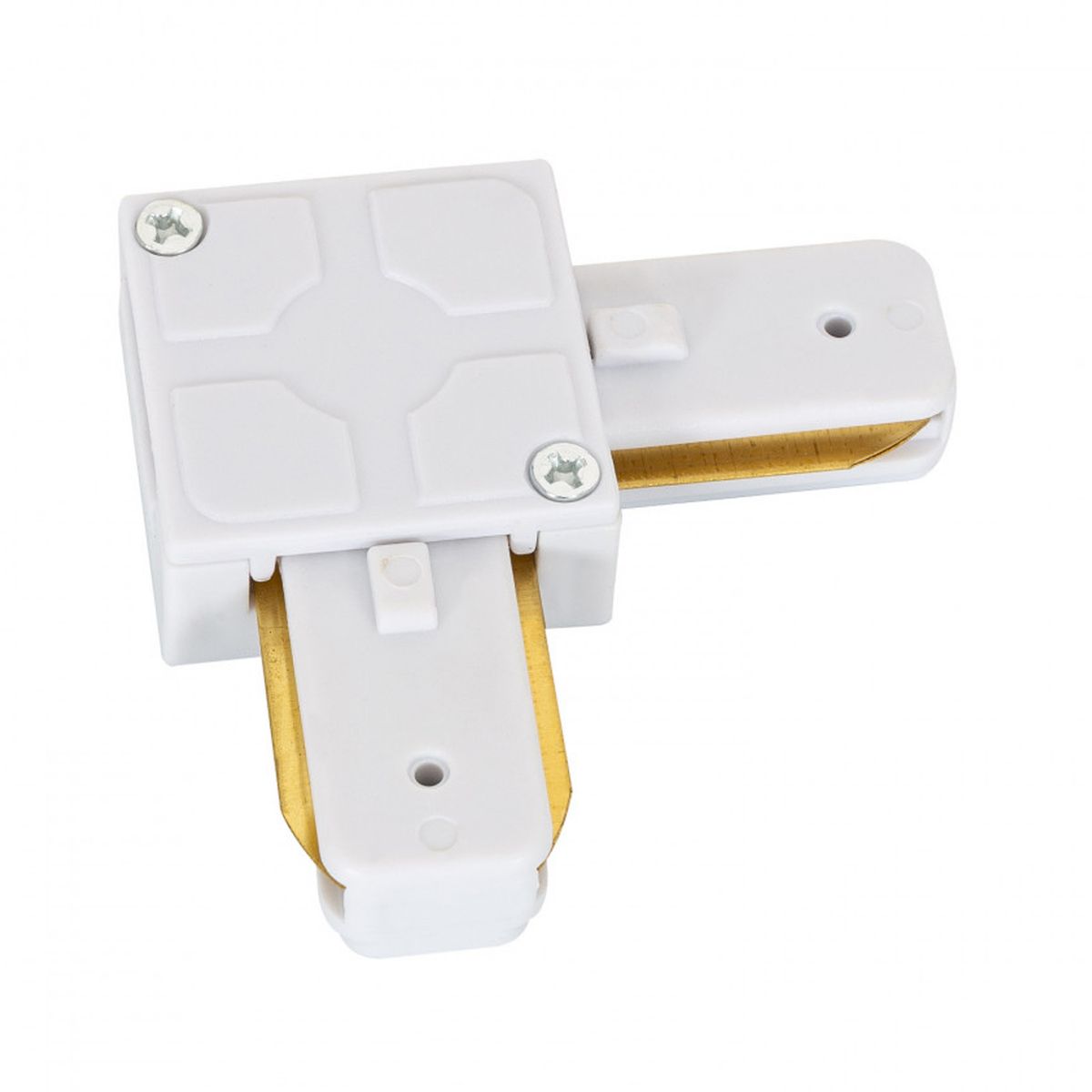 HB LEDS - Conector Para Carril Monofásico De Iluminación LED L - Blanco