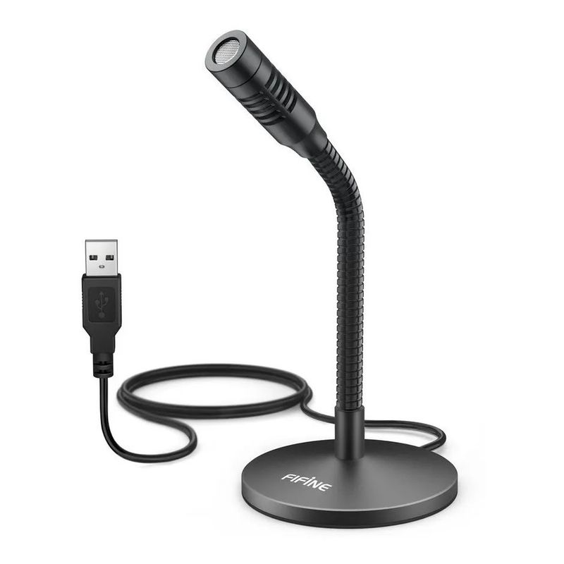 FIFINE - Microfono Usb Fifine K050B Flexible Condensador - Negro