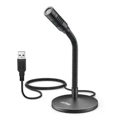 FIFINE - Microfono Usb K050B Flexible Condensador - Negro