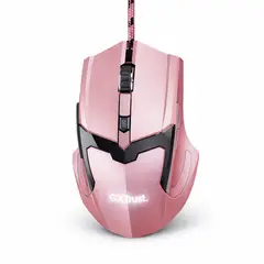 TRUST - Mouse Gamer Rosado Gxt 101P Retro-iluminado