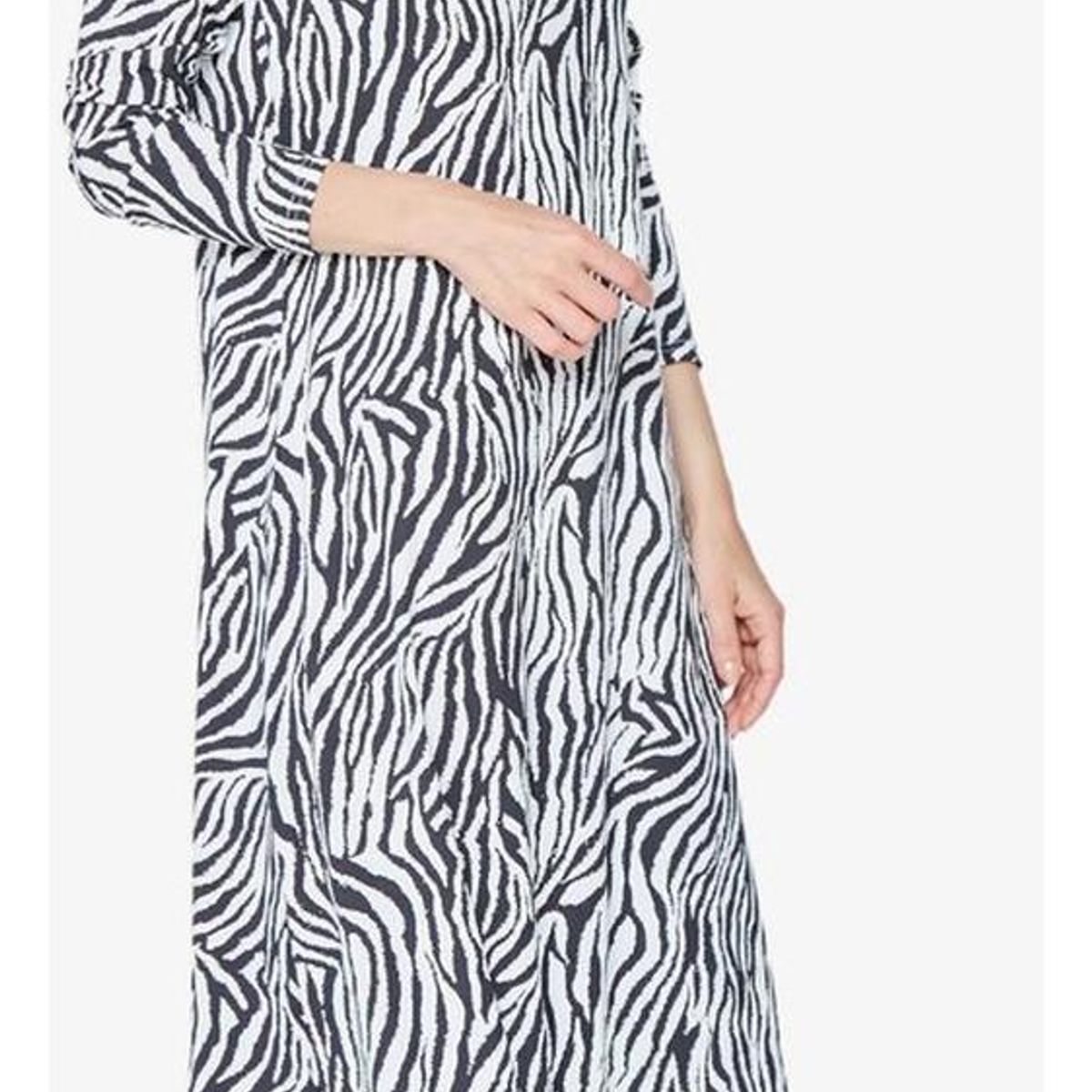 JACINTA TIENDA - Vestido María print zebra Jacinta Tienda.-----