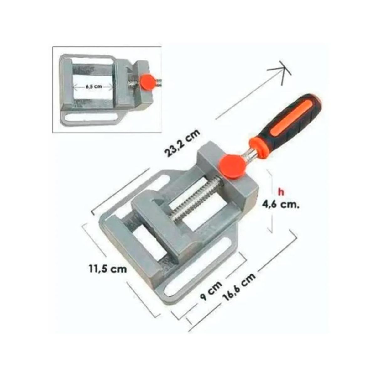 DETODOYMAS - Prensa Plana Para Soporte De Taladro Y Mesa De Trabajo DETODOYMAS
