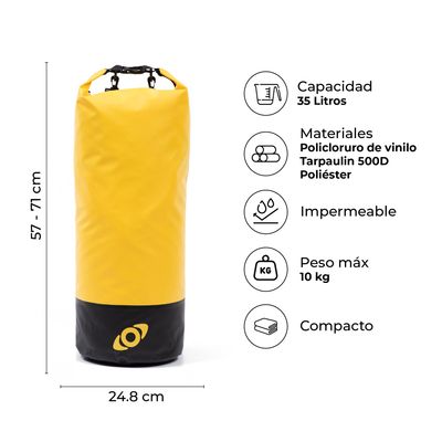 Imagen 2 del producto Bolso Seco Tolten Impermeable Liviano 35 LT