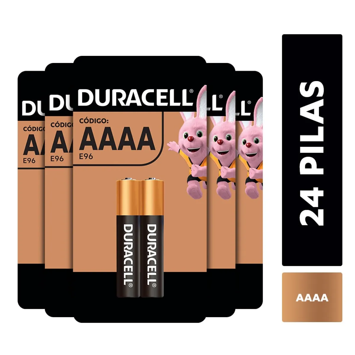 DURACELL - Pack 24 Pilas alcalinas Duracell  AAAA  1,5v